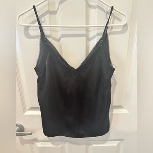 L’Academie black tank top, XS